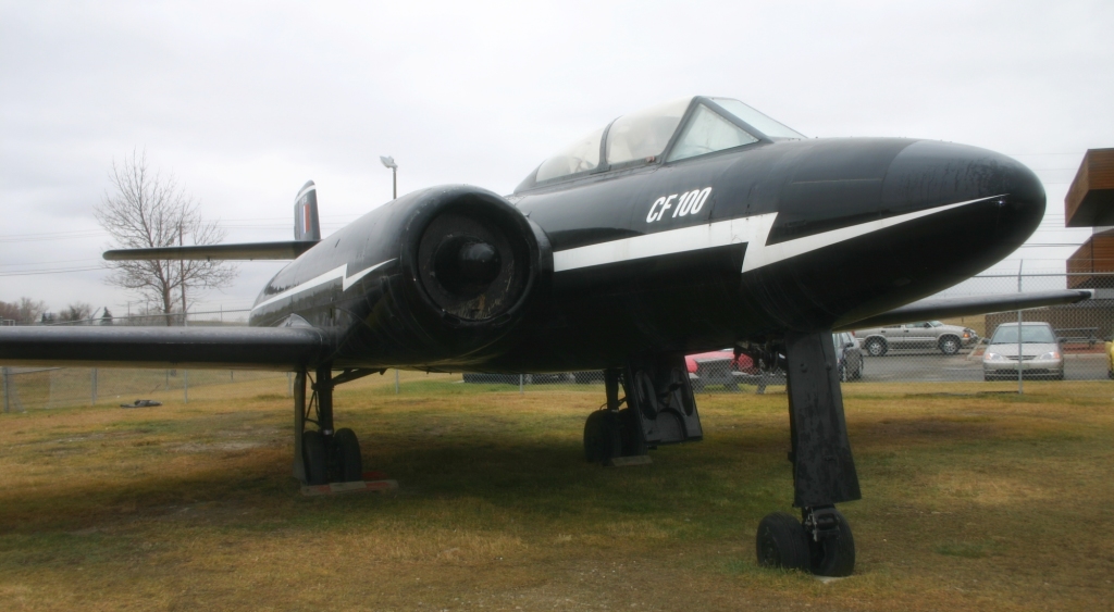  CF-100 Canuck Mk. 3 w malowaniu identycznym z malowaniem prototypowego CF-100 numer 18101; fot. Bzuk, domena publiczna
