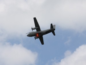 C-27J Spartan w czasie pokazu dynamicznego