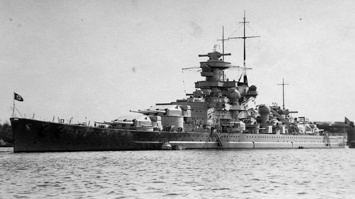 Scharnhorst, Gneisenau i Prinz Eugen na kanale La Manche