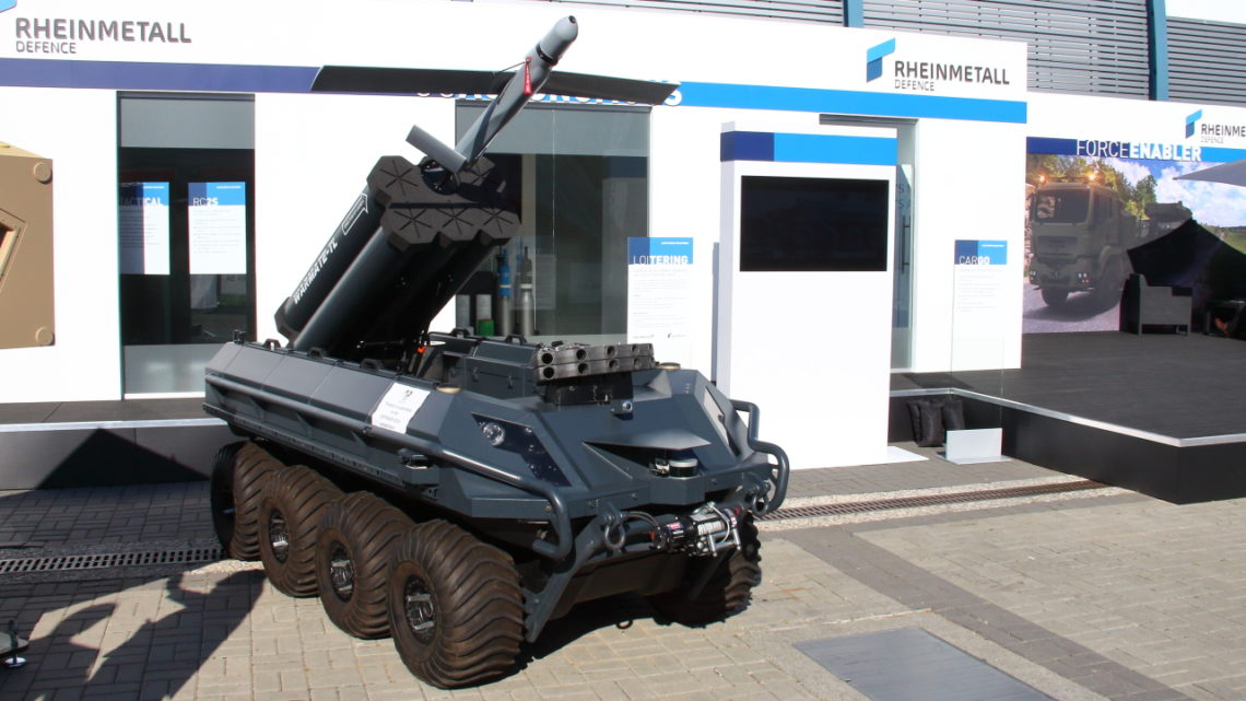 Mission Master z wyrzutnią pocisków Warmate TL