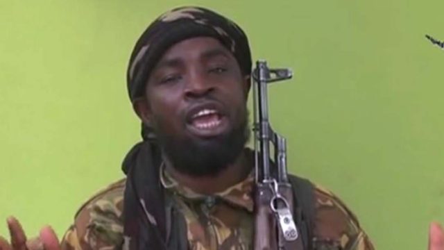 Abubakar Shekau. Kadr z nagrania propagandowego Boko Haram