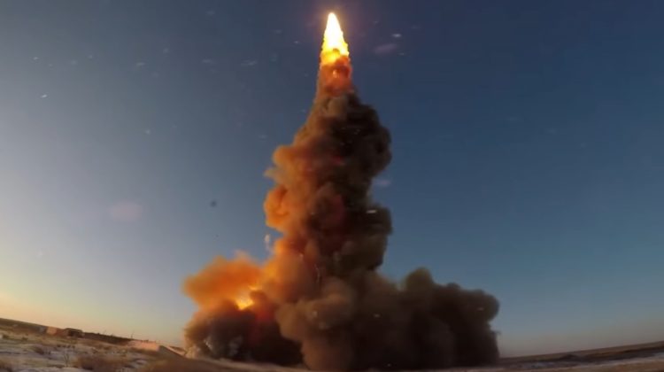 Nagranie z odpalenia pocisku systemu antybalistycznego A-135