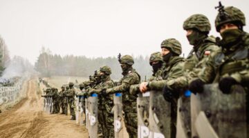 Żołnierze polscy – granica z Białorusią