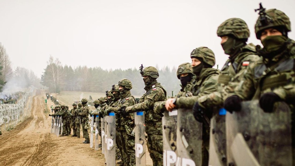 Żołnierze polscy – granica z Białorusią