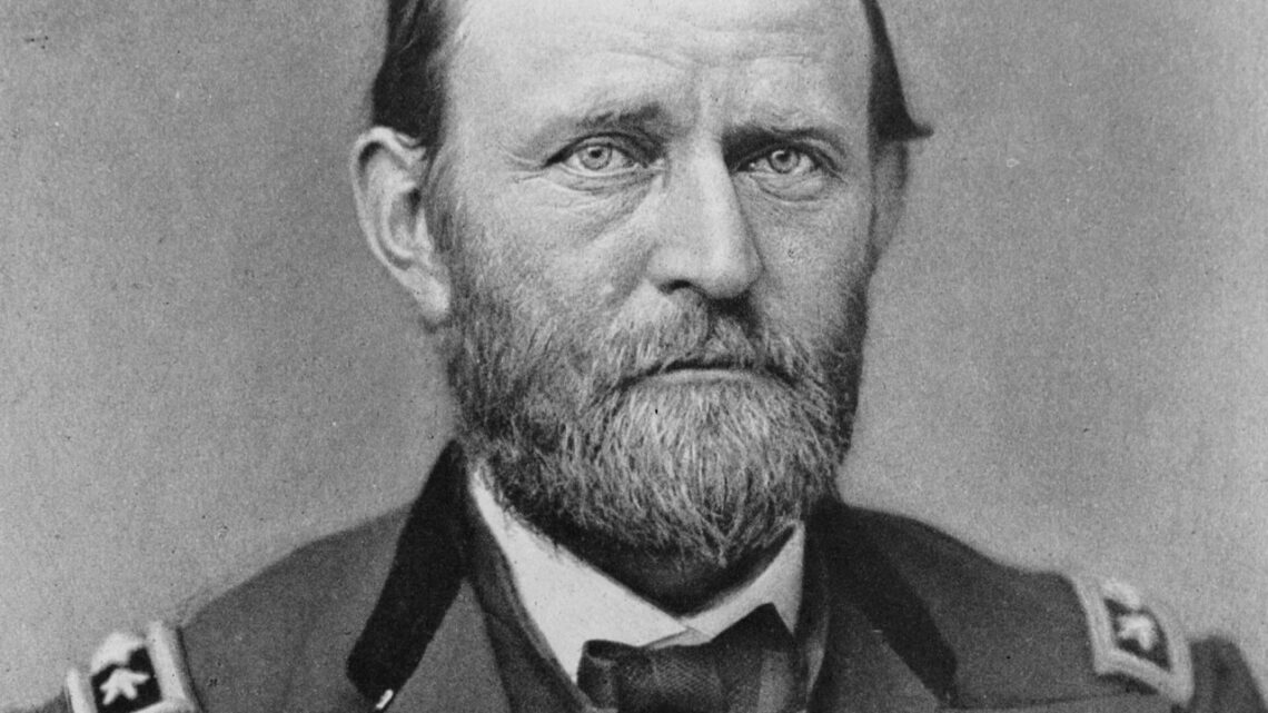 Ulysses Grant, czarno-biała fotografia