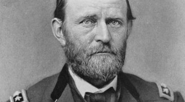 Ulysses Grant, czarno-biała fotografia