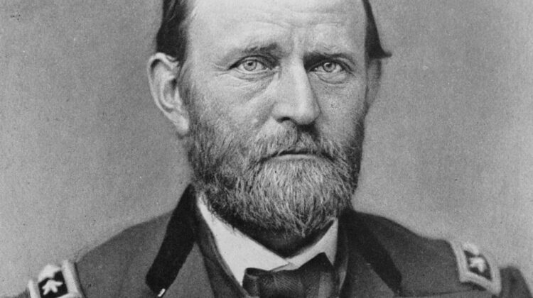 Ulysses Grant, czarno-biała fotografia