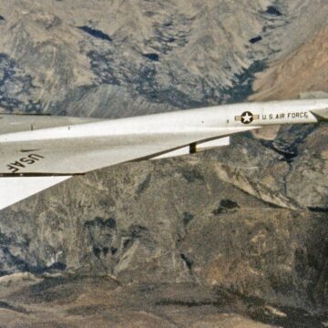 XB-70 Valkyrie w locie