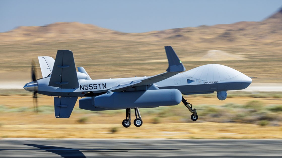 MQ-9B w wersji AEW oblatany