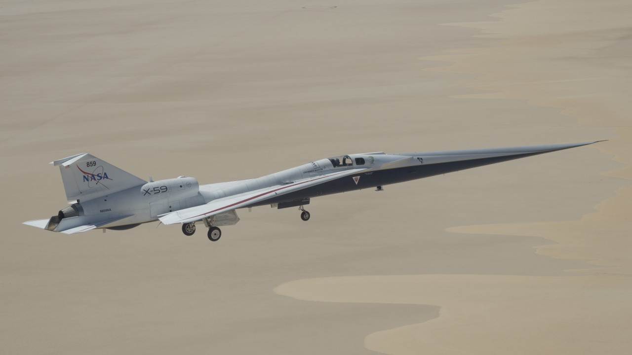 X-59 QueSST przekro­czył prędkość dźwięku